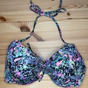 Victoria's Secret Multicolor Splatter Bikini Design
